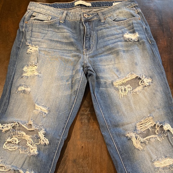 Kancan boyfriend heavy distressed jeans - Picture 5 of 5